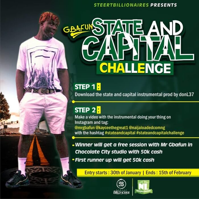 Freebeat : Mr Gbafun State And Capital Challenge Instrumental