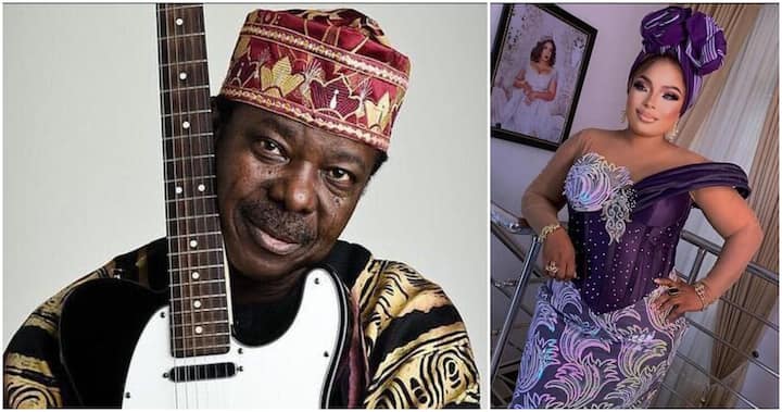 King Sunny Ade Sings for Laide Bakare at Event, Actress Gushes