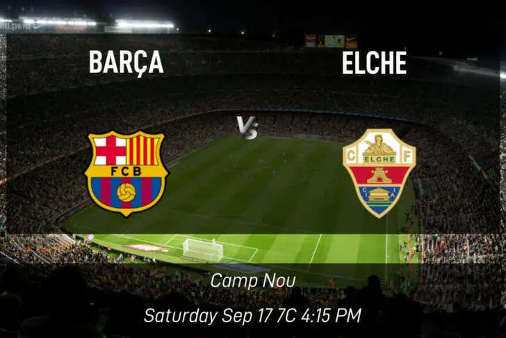 LIVESTREAM: FC Barcelona vs Elche CF (La Liga 22/23)