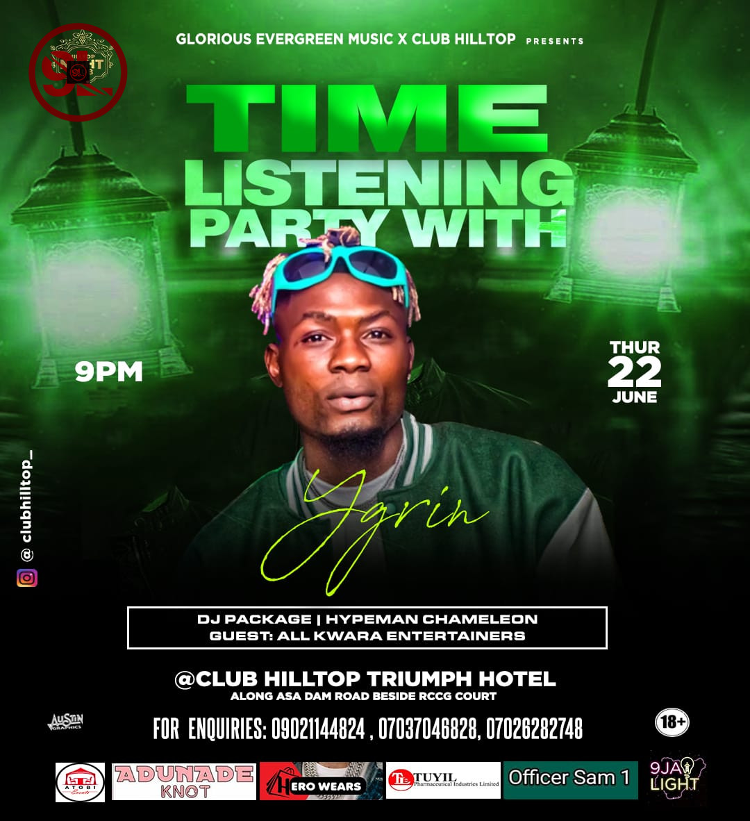 Time Listening Party With YGrin