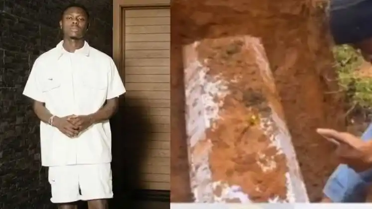 SEE FRESH BLOOOD” as Mohbad’s body has been finally exhumed by the Police for Autopsy (Watch)