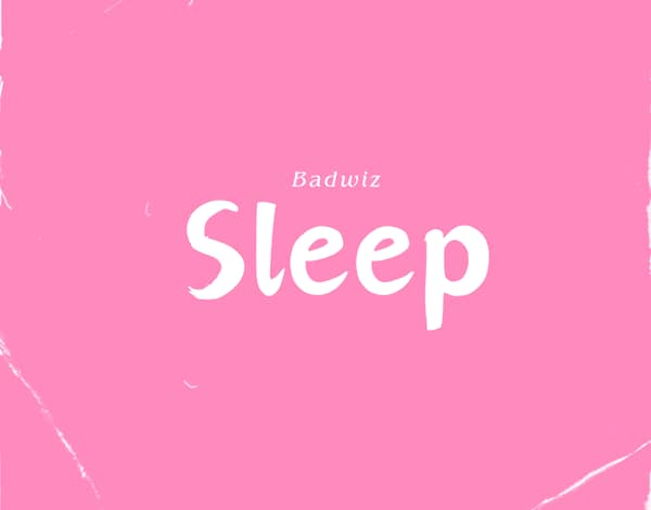 Badwiz SLEEP Mp3 Download