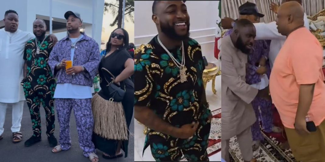Your fave get governor” – Cubana Chief Priest says as he links up with Davido and B-Red at Osun Government house Video