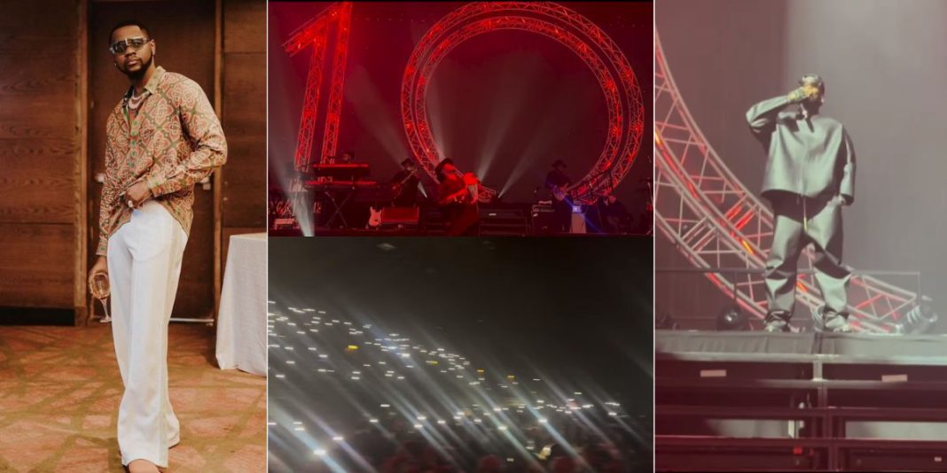 Kizz Daniel shuts down show at OVO arena Wembley (Videos)