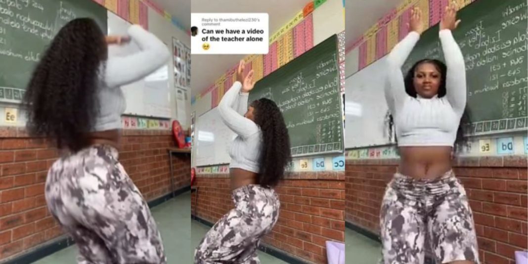 “Na why them dem dey fail Jamb” – Viral video of endowed secondary school teacher dancing inside the class sparks reactions (Watch) ENTERTAINMENTCELEBRITYLIFESTYLERELATIONSHIP