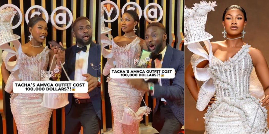 AMVCA 2024: The cost of my outfit is $100k (N142M) – BBNaija’s Tacha discloses
