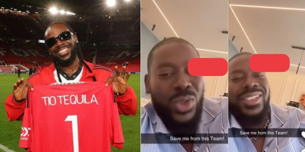 This is why I don’t watch this team” – Adekunle Gold cries out after Arsenal beats Manchester United (Video)